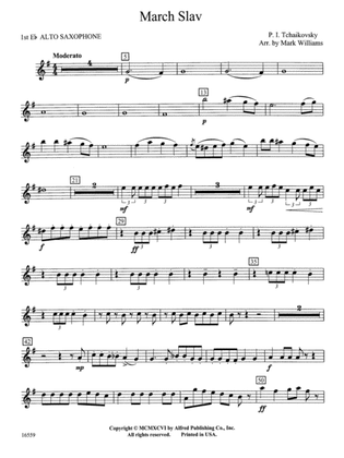 March Slav: E-flat Alto Saxophone