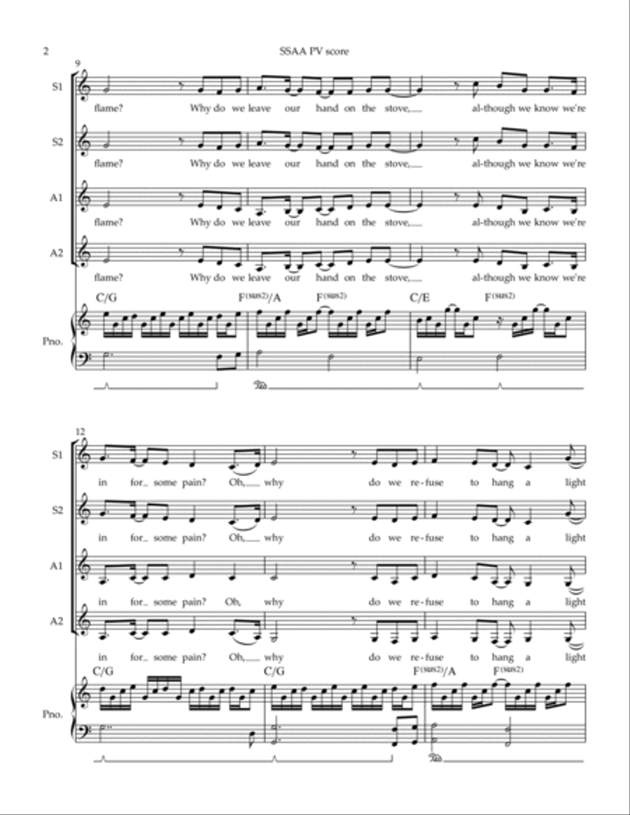 Louder Than Words SSAA scores gallery preview page 2