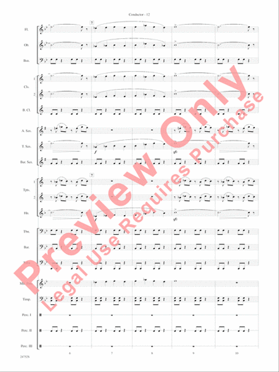 Charlie and the Chocolate Factory, Suite from Concert Band scores gallery preview page 15