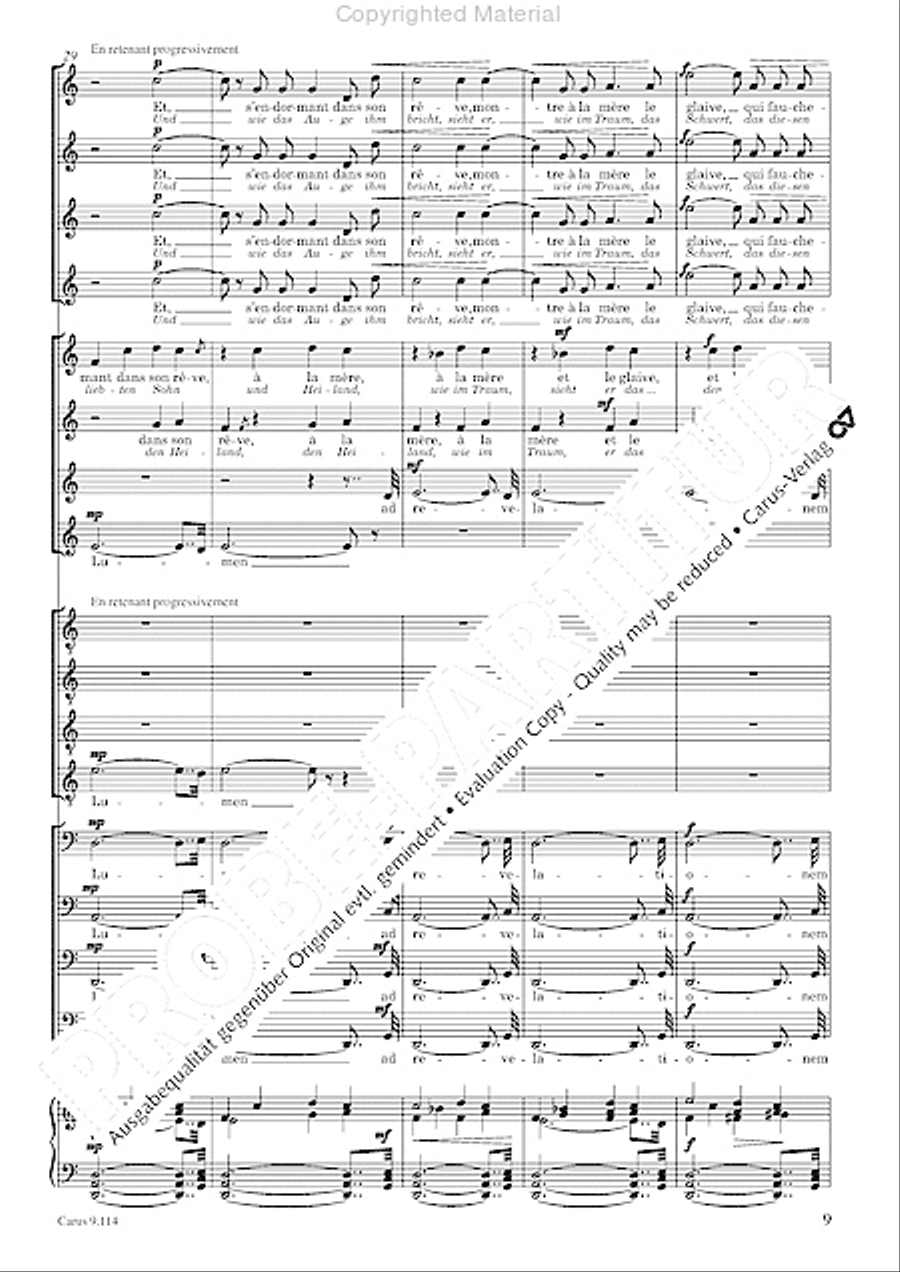 Trois Fragments de son Trois Fragments de son Choir scores gallery preview page 12