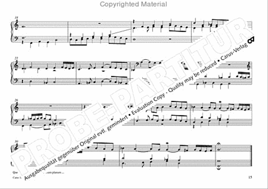 Freiburger Orgelbuch: Stammteil Organ Solo scores gallery preview page 16