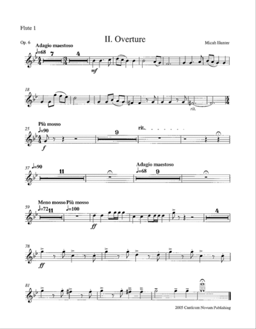 He was Called Jesus, A Sacred Cantata, Instrumental Parts 3-Part scores gallery preview page 3