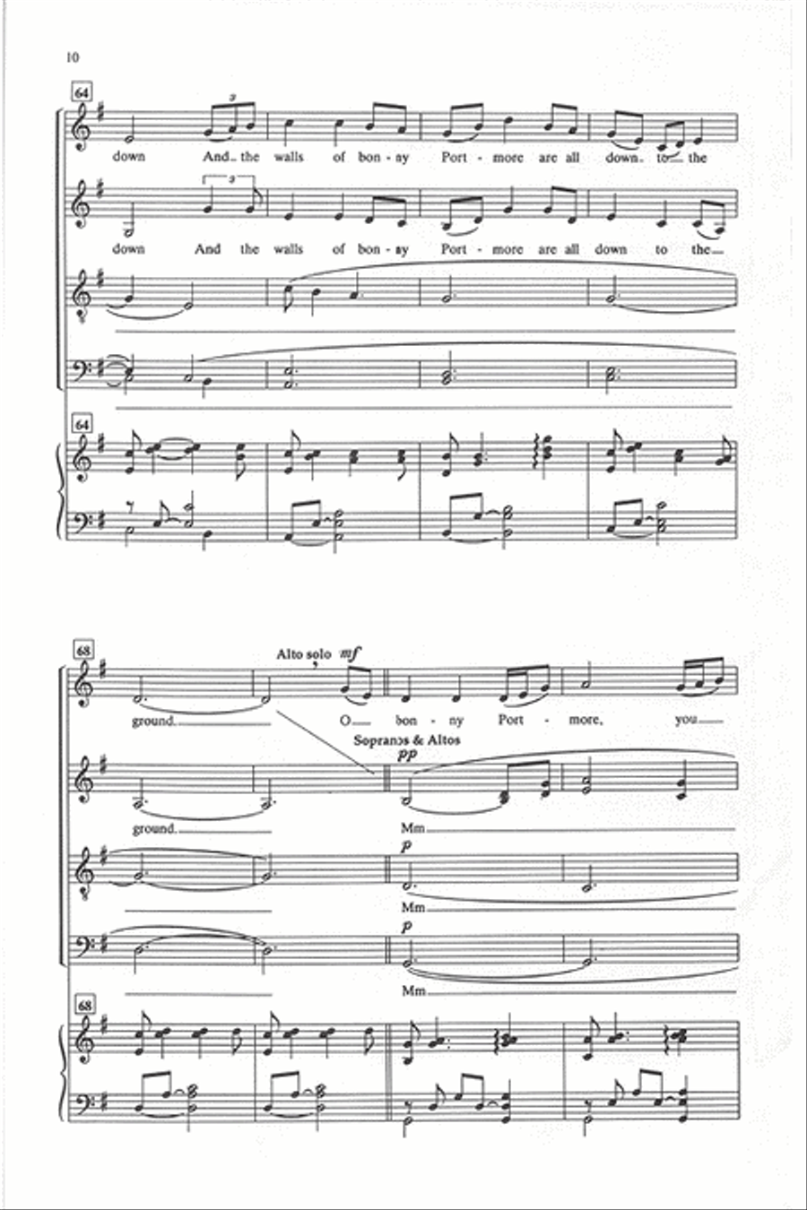 Bonny Portmore 4-Part scores gallery preview page 9