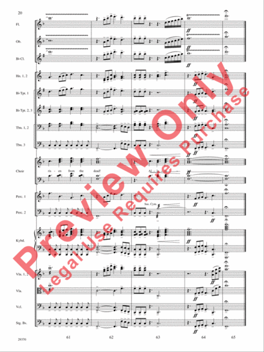 See, What a Morning Choir scores gallery preview page 21