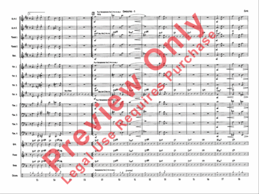 Cute Jazz Ensemble scores gallery preview page 5