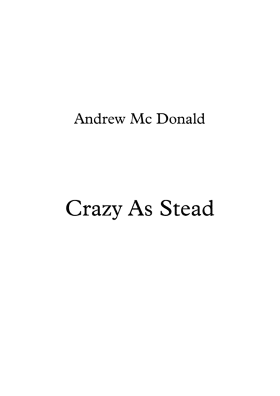Crazy As Stead Voice scores gallery preview page 1