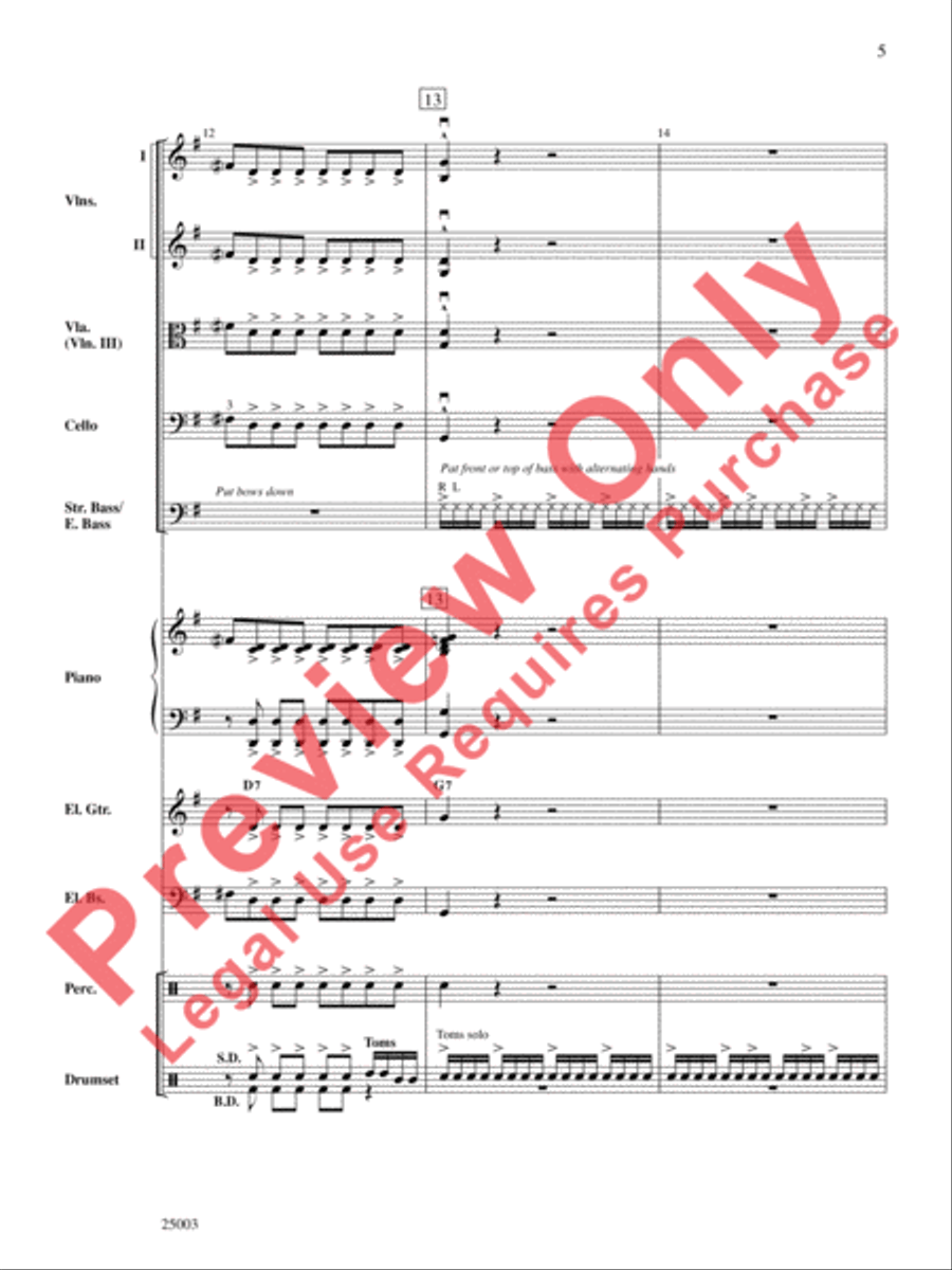 Wipe Out Wipe Out String Orchestra scores gallery preview page 7