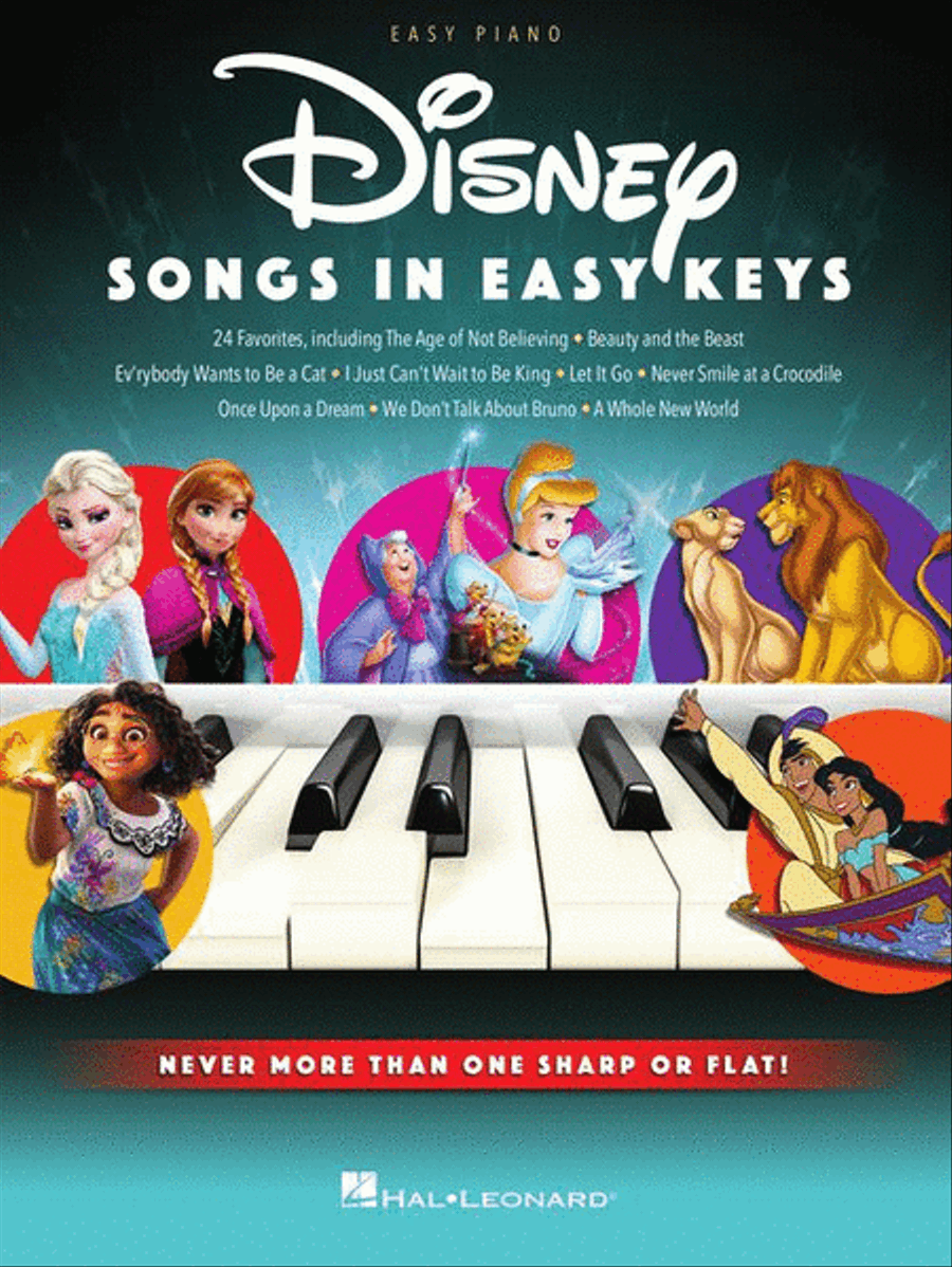 Disney Songs in Easy Keys Easy Piano scores gallery preview page 2