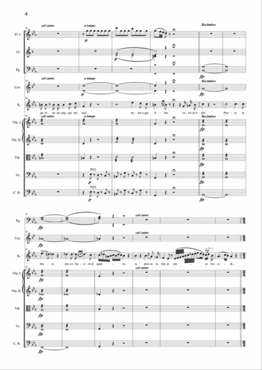 Lucia di Lammermoor - Mad Scene - Il dolce suono... Ardon gl'incensi (Concert version) Large Ensemble scores gallery preview page 6