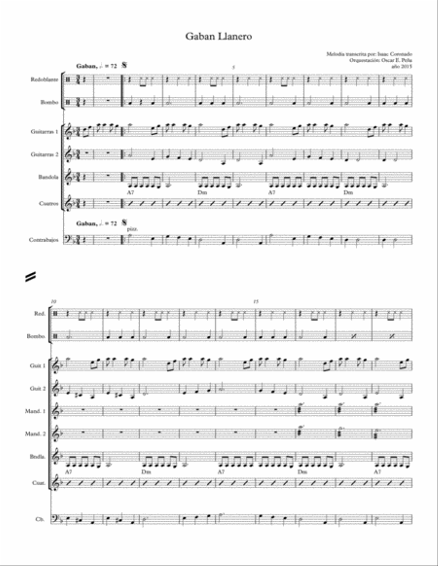 Gaban 2 Small Ensemble scores gallery preview page 1