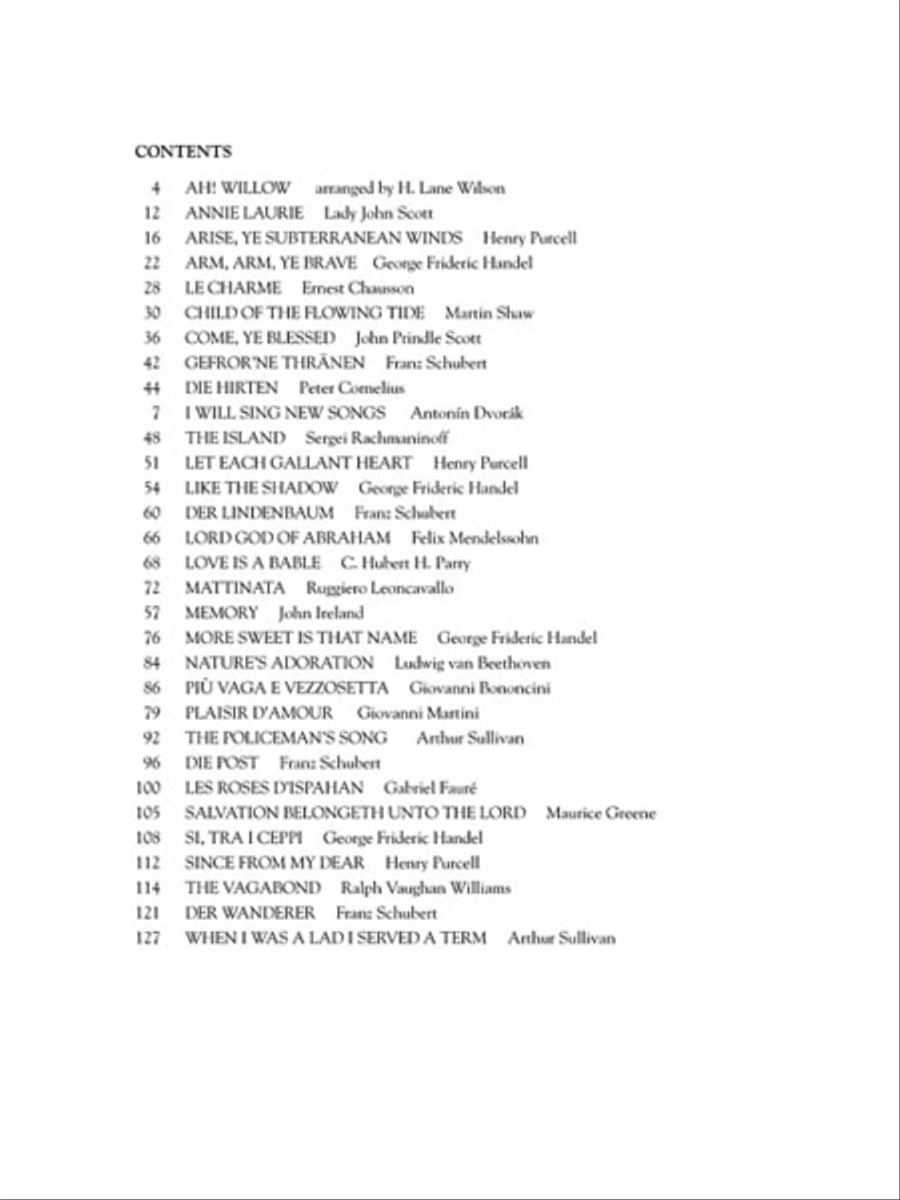 The Second Book of Baritone/Bass Solos Bass Voice scores gallery preview page 7