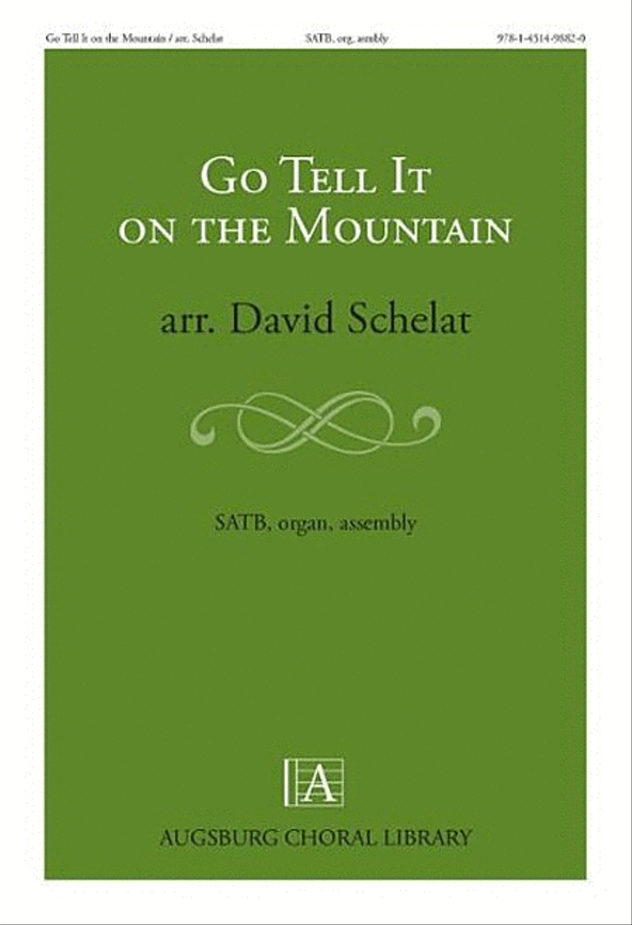 Go Tell It on the Mountain 4-Part scores gallery preview page 1