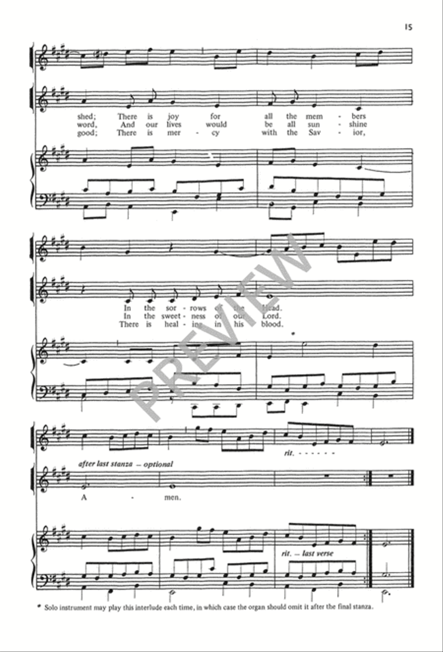 The Calvin Hampton Hymnary 4-Part scores gallery preview page 19