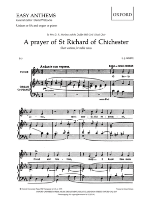 A Prayer of St Richard of Chichester