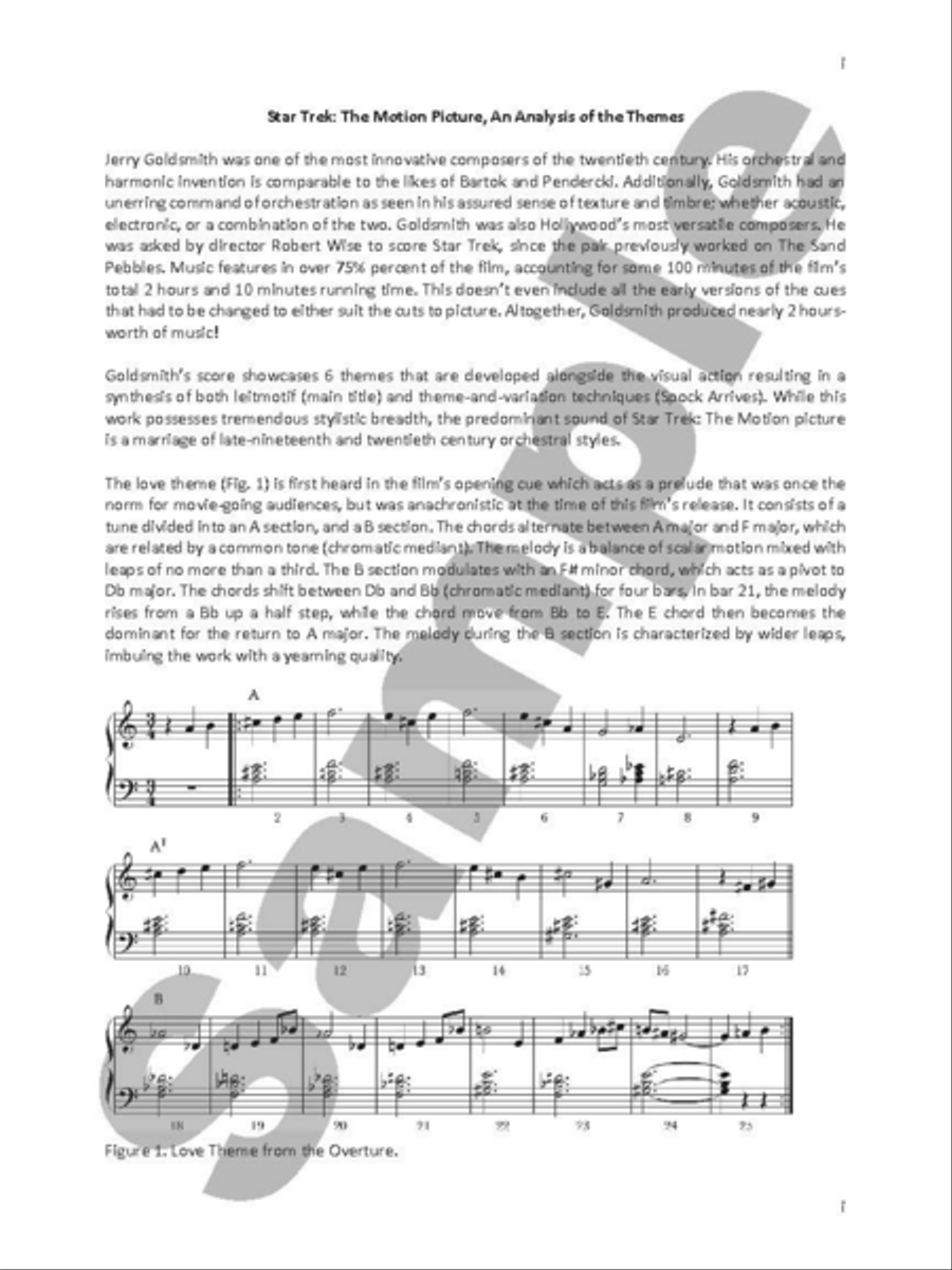 Star Trek: The Motion Picture Orchestra scores gallery preview page 7