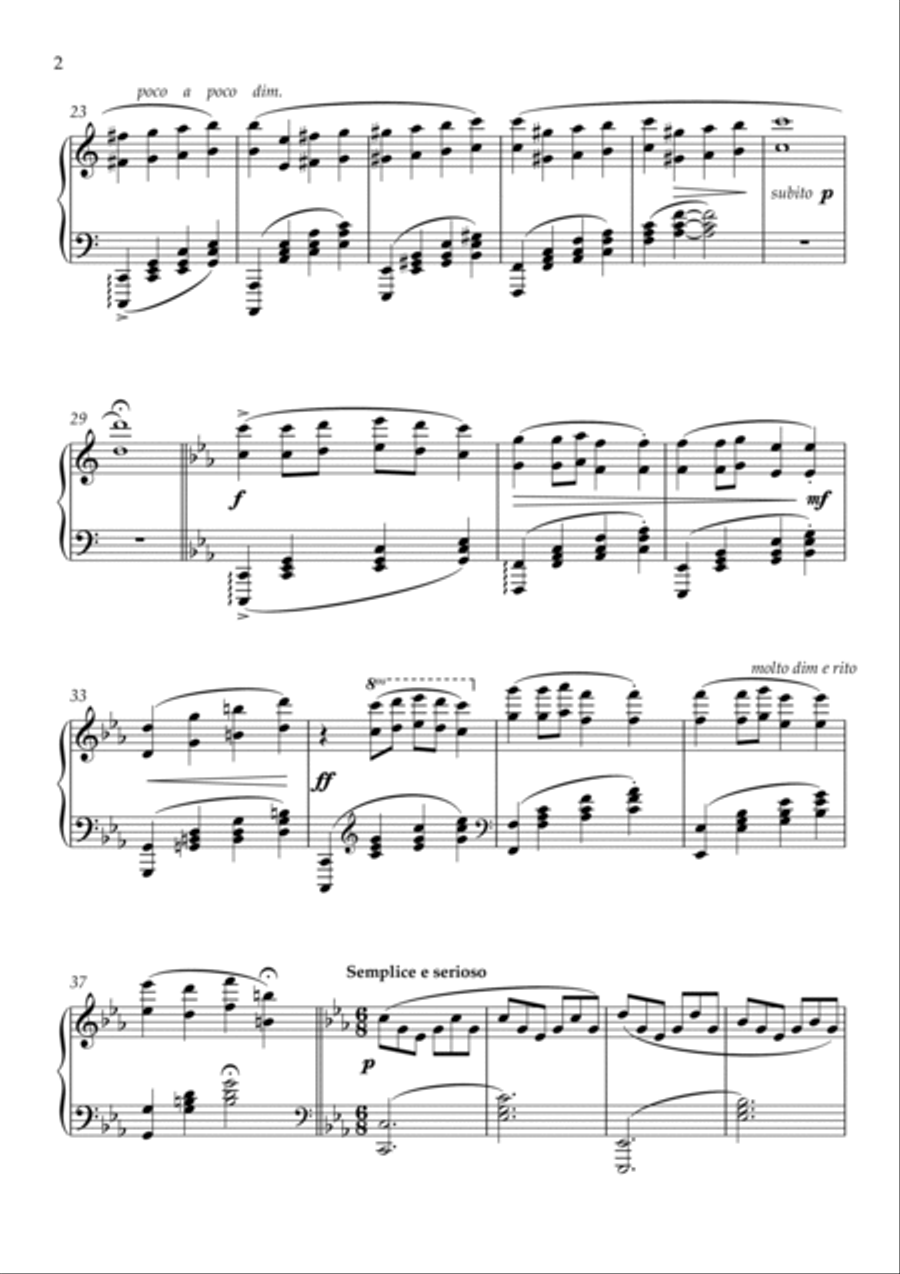 Throne of Silence Piano Solo scores gallery preview page 2