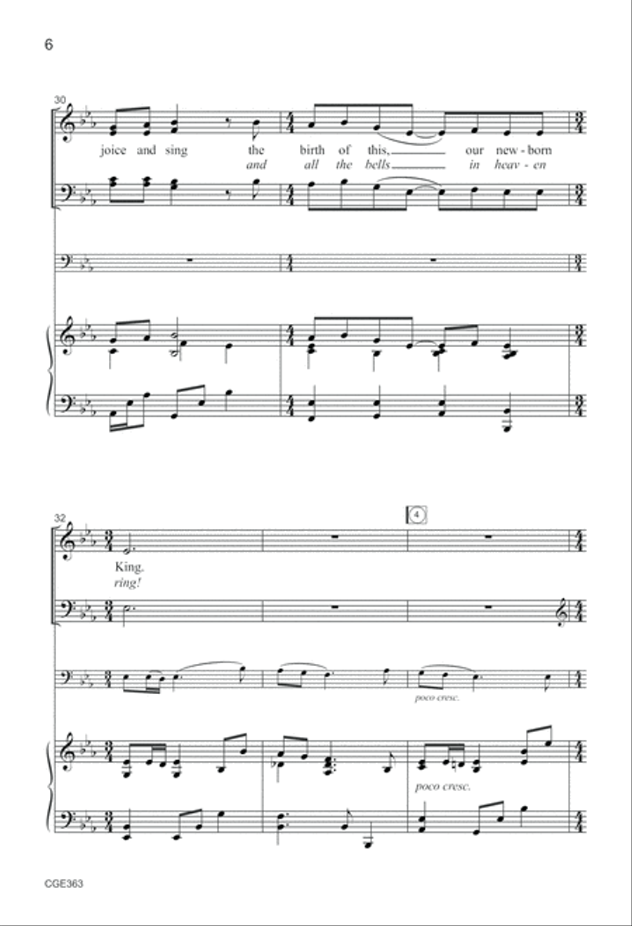 The Wexford Carol - SATB 4-Part scores gallery preview page 6