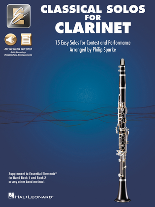 Book cover for Classical Solos for Clarinet