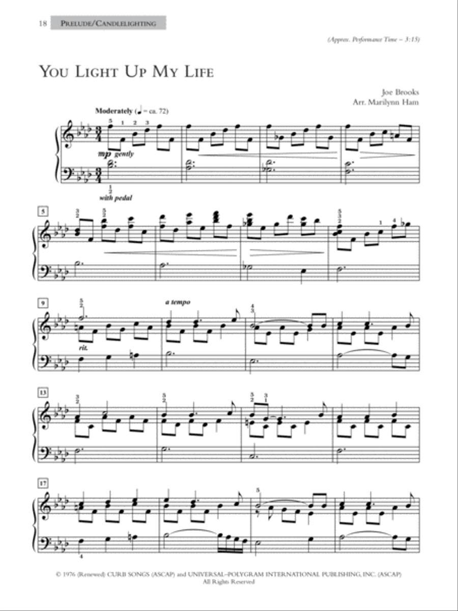 A Glorious Wedding Celebration Piano Solo scores gallery preview page 4