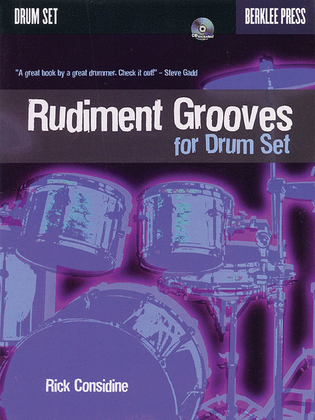 Book cover for Rudiment Grooves for Drum Set