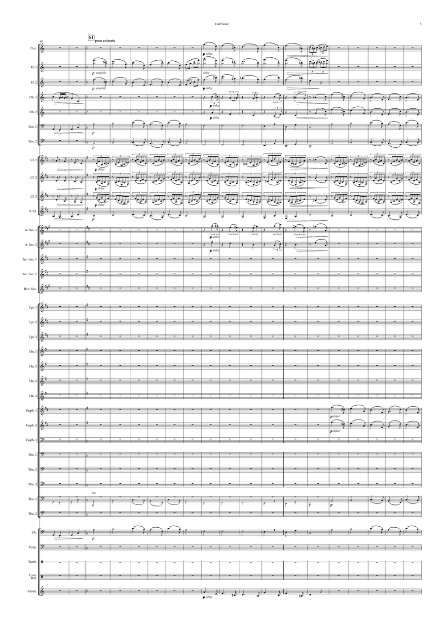 Hungarian Dance No.16 Hungarian Dance No.16 Concert Band scores gallery preview page 5