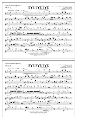 Bye Bye Bye (arr. Tom Wallace) - Flute 2