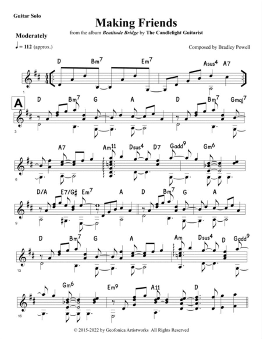 Making Friends Acoustic Guitar scores gallery preview page 2