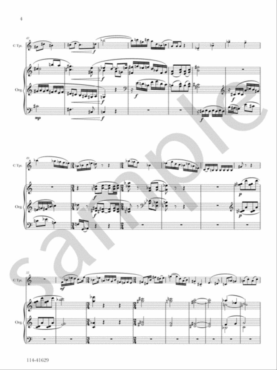 Let The Trumpet Sound Chamber Music scores gallery preview page 5