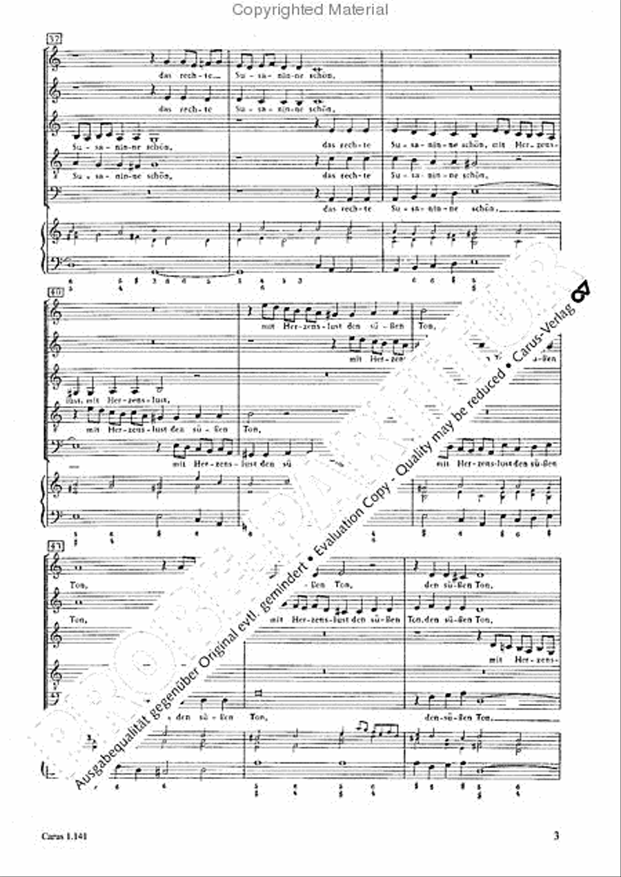 Ach, mein herzliebes Jesulein SSATB scores gallery preview page 5