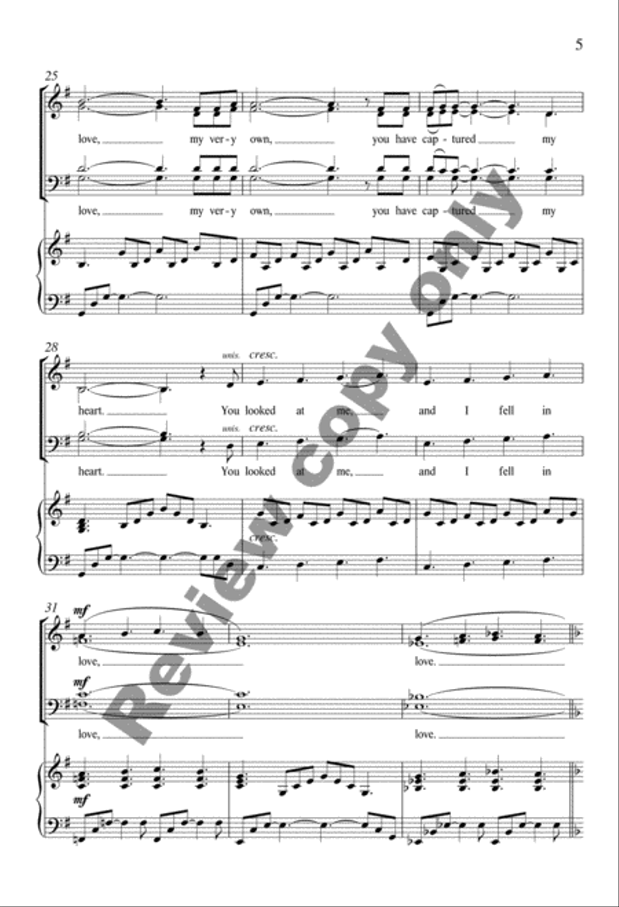 My Very Own My Very Own 4-Part scores gallery preview page 12