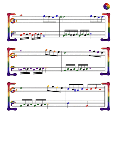 Hatikvah - Three variations for easy piano image number null