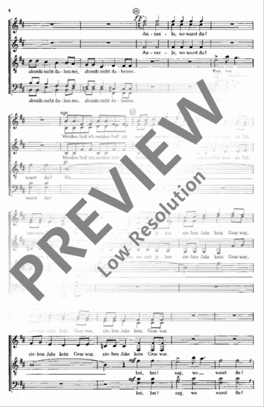 Drei Madrigale SSAATTBB scores gallery preview page 5