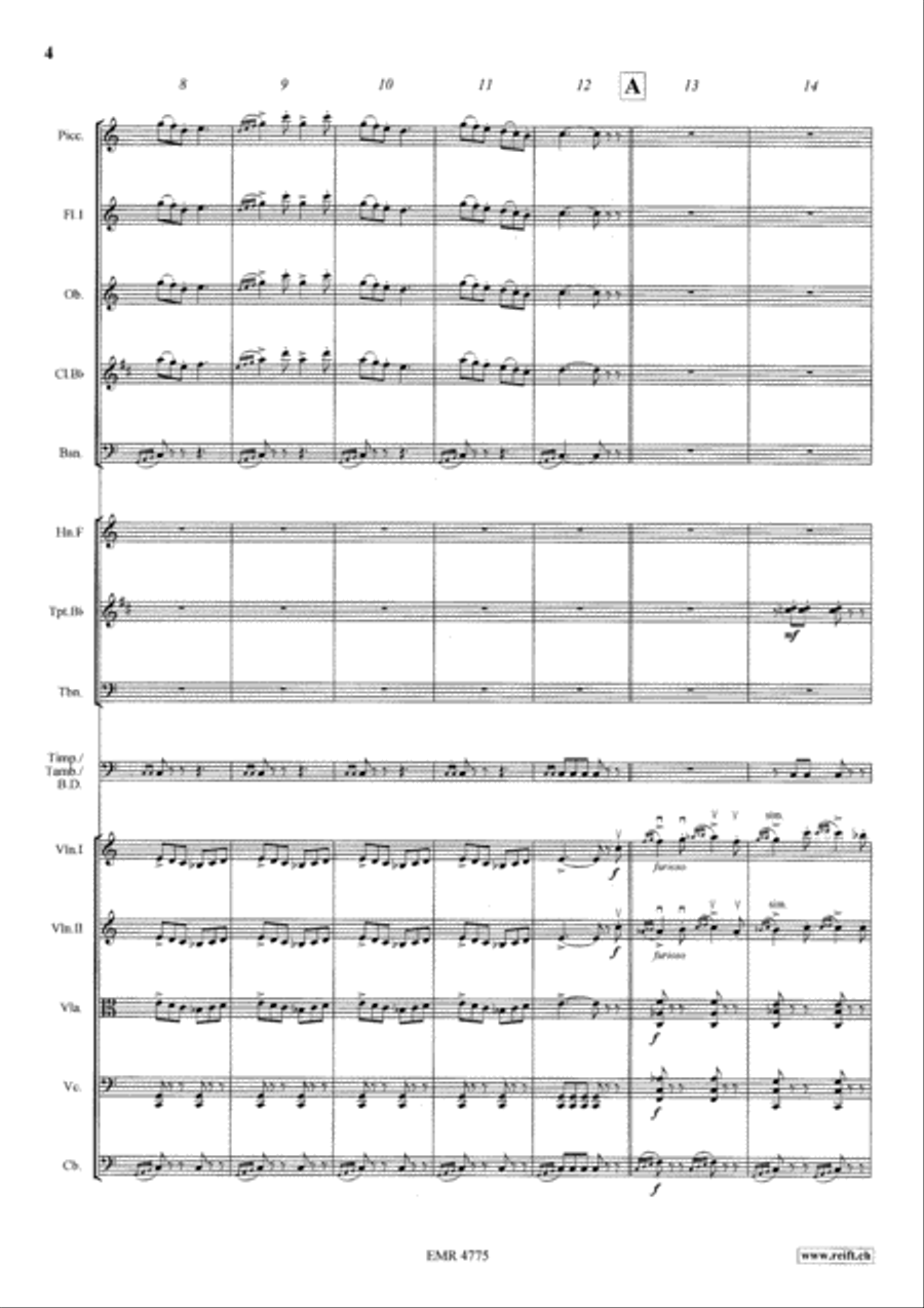 Danses Valaisannes Orchestra scores gallery preview page 4