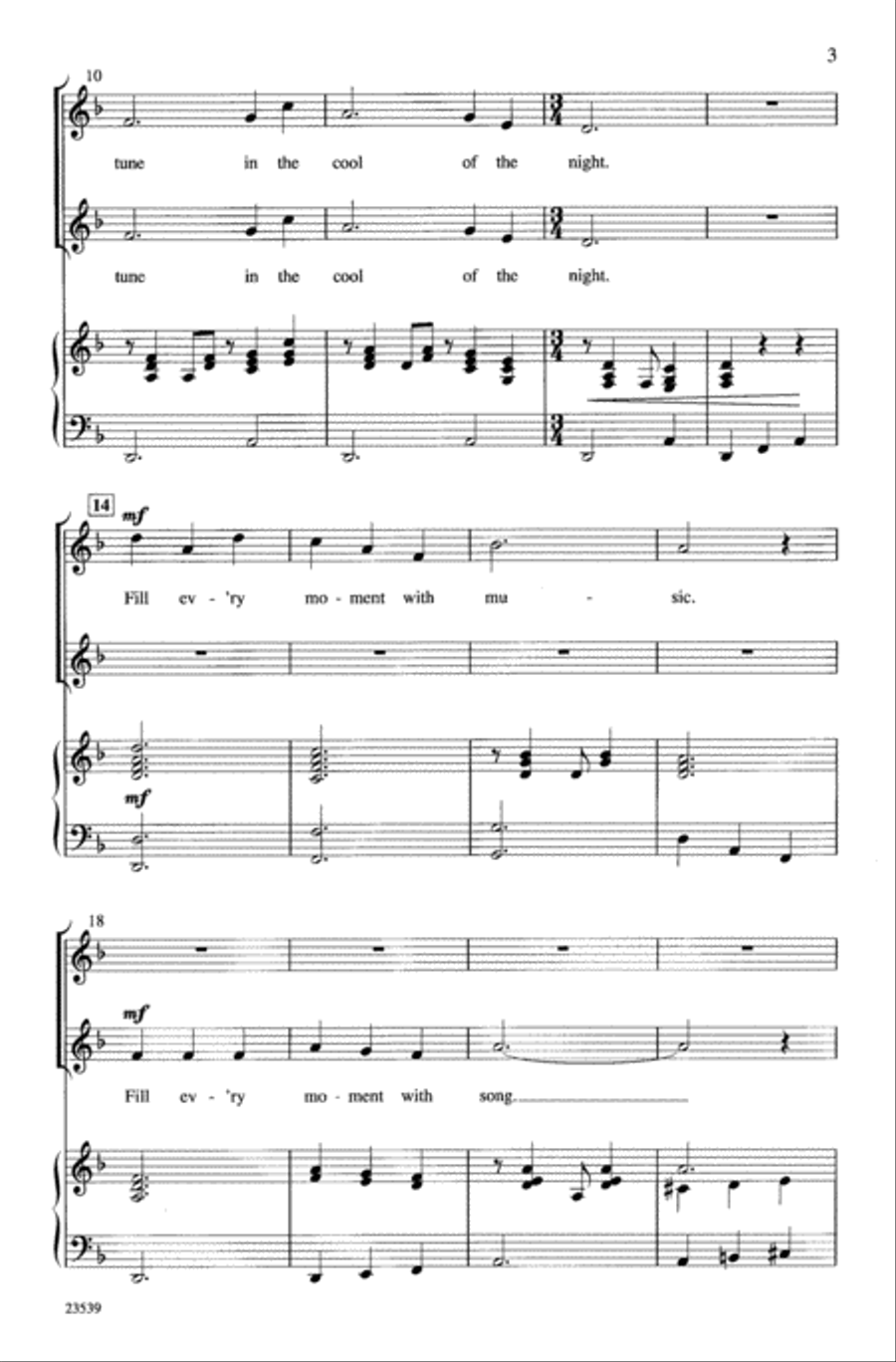 A Child of Song Choir scores gallery preview page 2