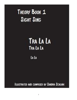 Book cover for Theory Sight Singing book 1