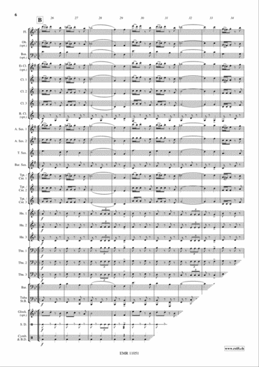 Der Simplonadler Der Simplonadler Concert Band scores gallery preview page 7