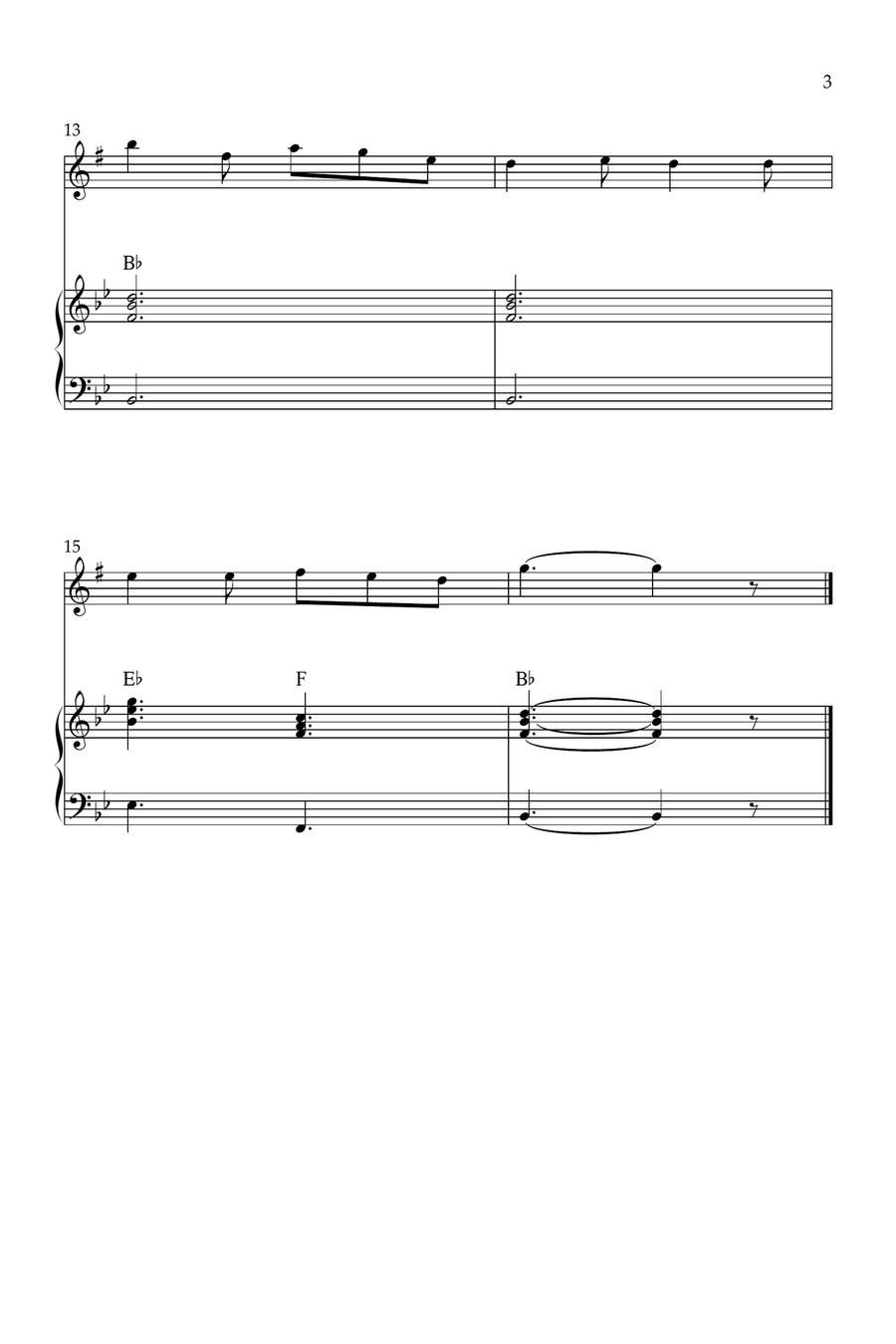 It Came Upon the Midnight Clear Alto Saxophone scores gallery preview page 3
