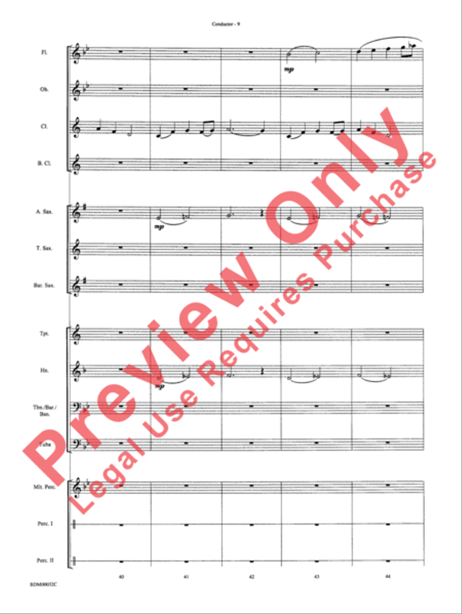 Spectrum Concert Band scores gallery preview page 12