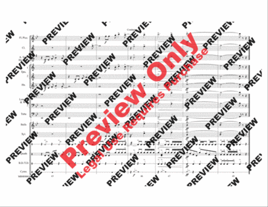 Hawaii Five-O Marching Band scores gallery preview page 8