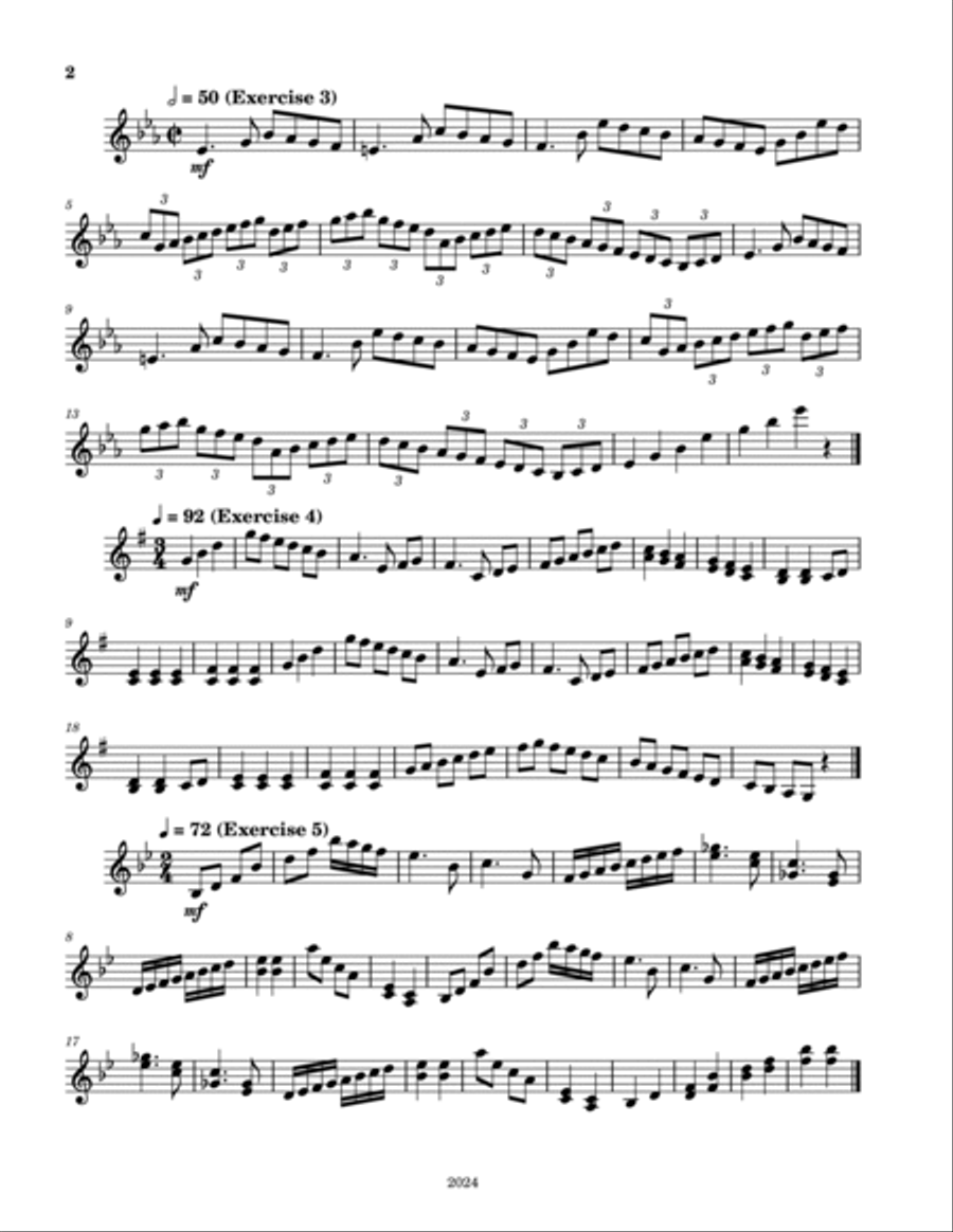 10 Marimba Exercises Marimba scores gallery preview page 2