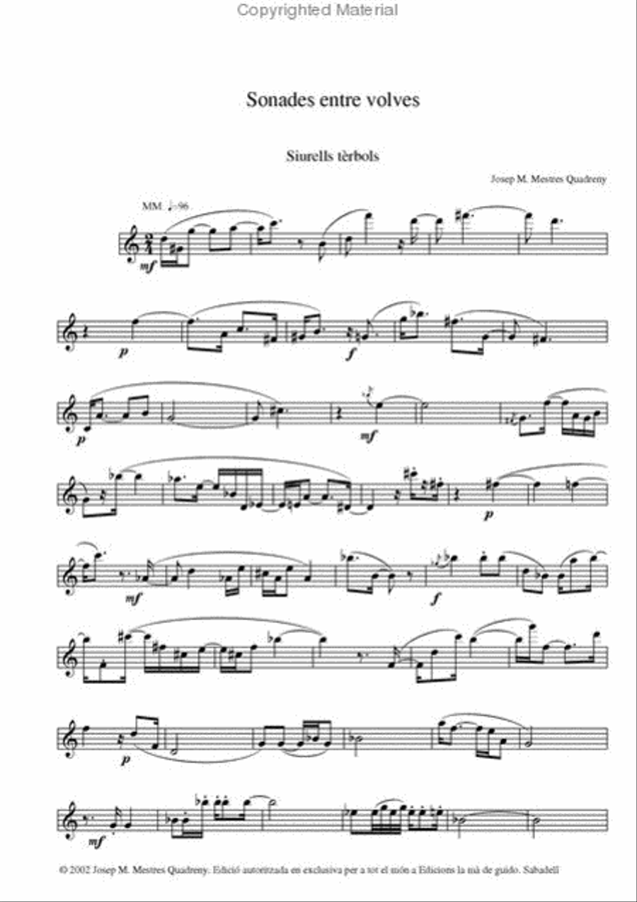 Sonades entre volves Tenor Recorder scores gallery preview page 2