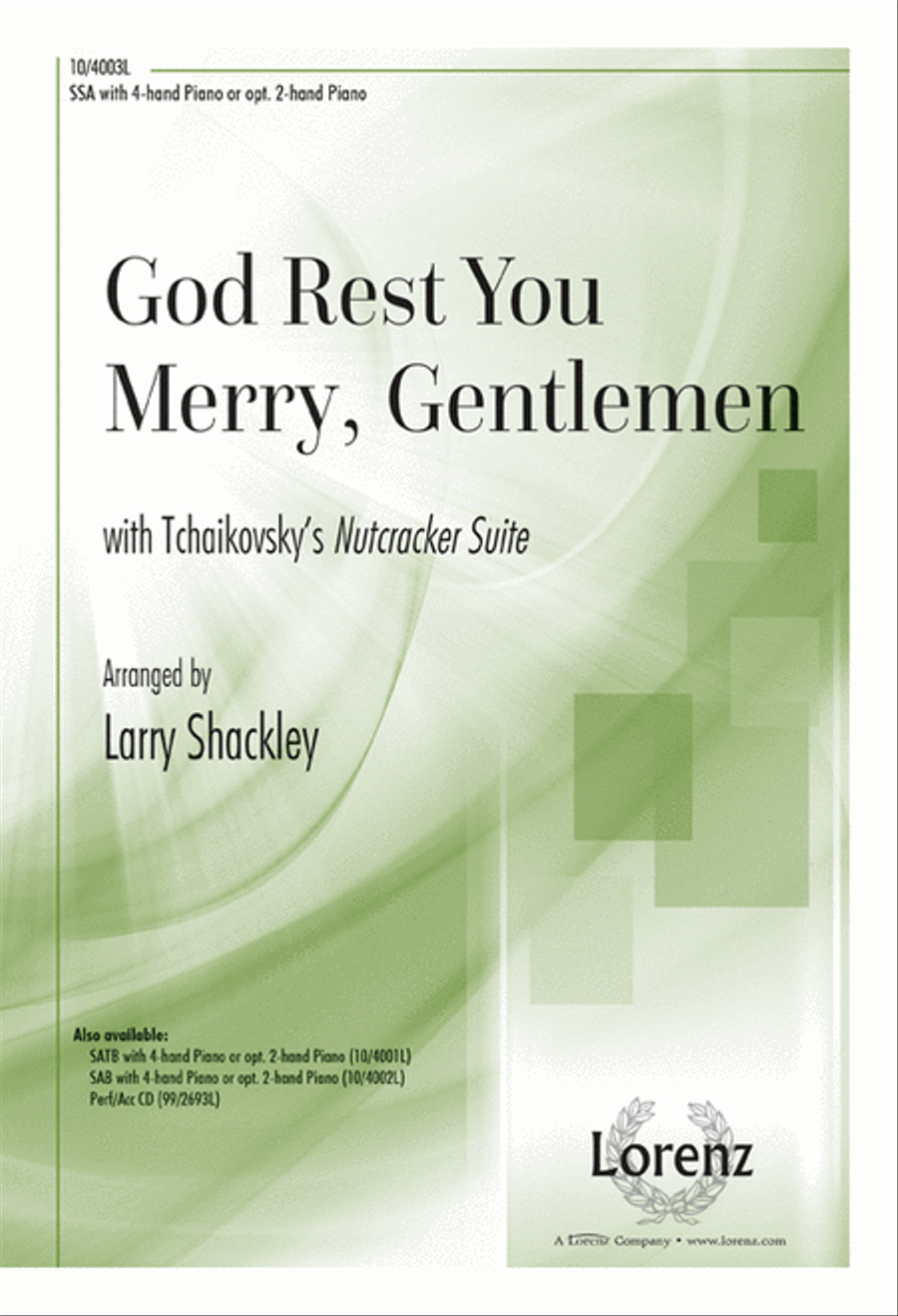 God Rest You Merry, Gentlemen SSA scores gallery preview page 1