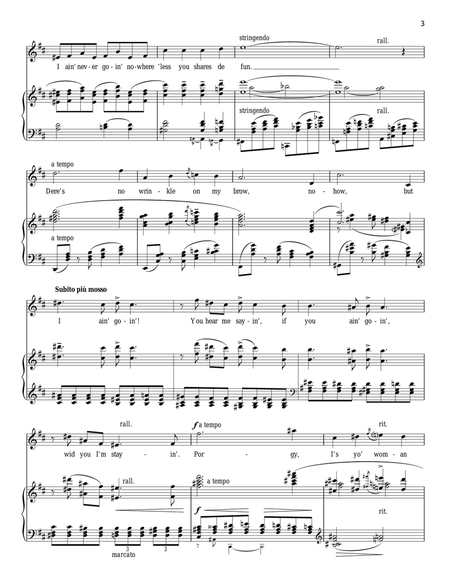 Bess, You Is My Woman Bess, You Is My Woman Baritone Horn TC scores gallery preview page 3