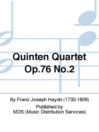 Quinten Quartet op.76 no.2
