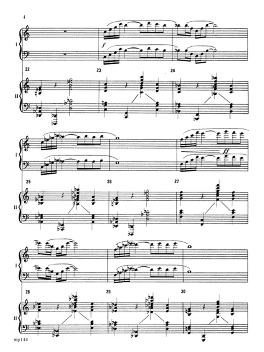 Variations for Two Pianos - Piano Duo (2 Pianos, 4 Hands)