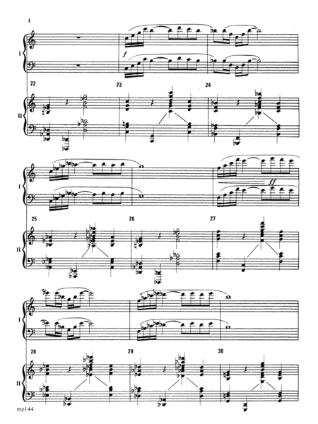 Variations for Two Pianos - Piano Duo (2 Pianos, 4 Hands) Piano Method - Digital Sheet Music