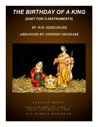 Book cover for The Birthday Of A King (Duet for C-Instruments)