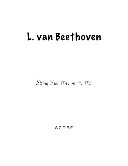 L. Beethoven - Trio No. 4