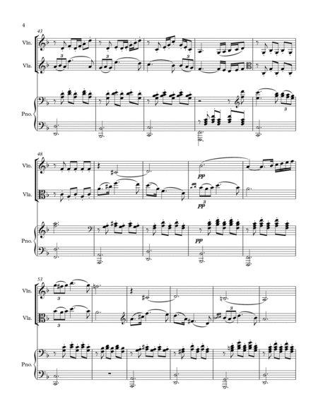 Ständchen (Serenade) - F. Schubert - Trio (piano, Violin, Viola) image number null
