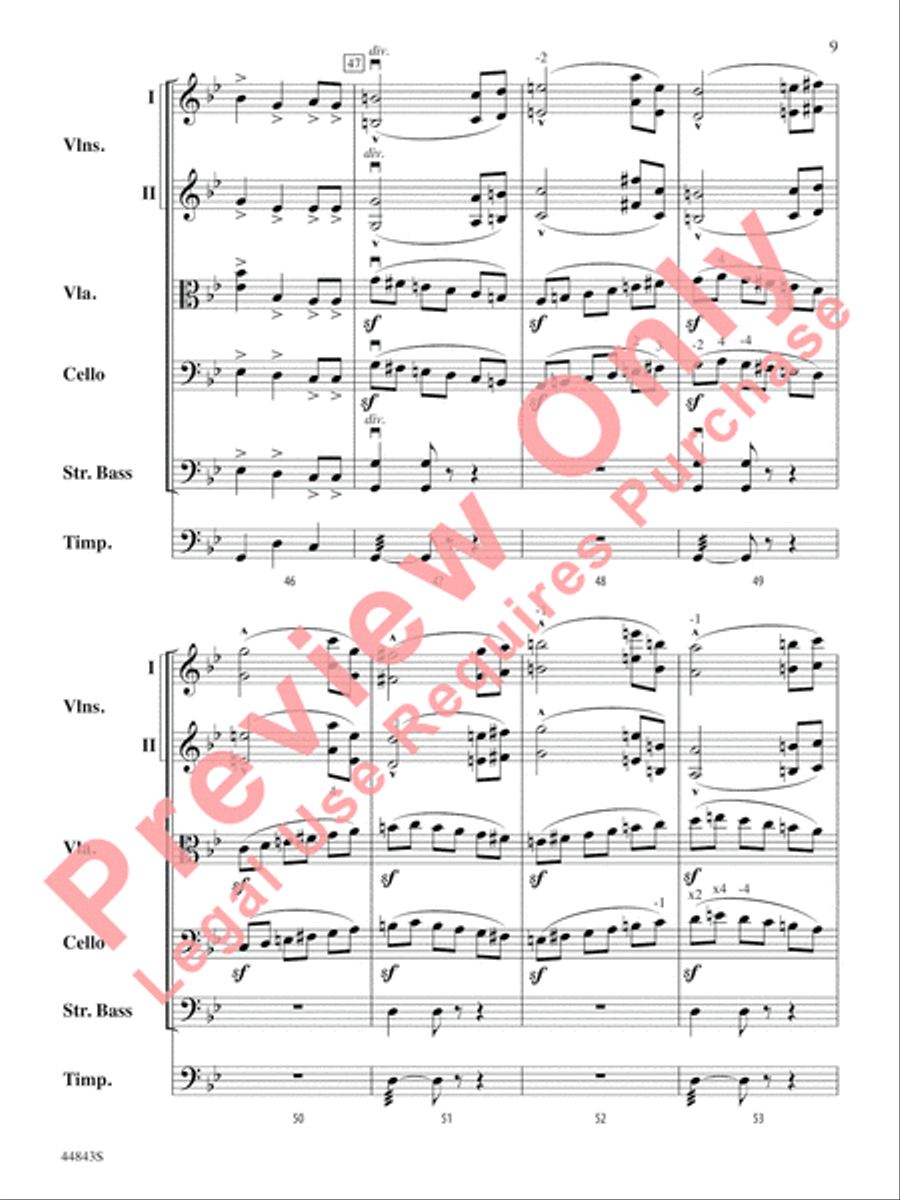 Enigma Variations String Orchestra scores gallery preview page 10